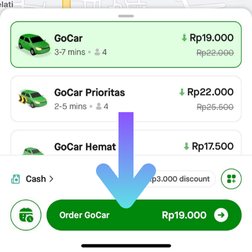 gojekのアプリ