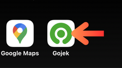 gojekのアプリ